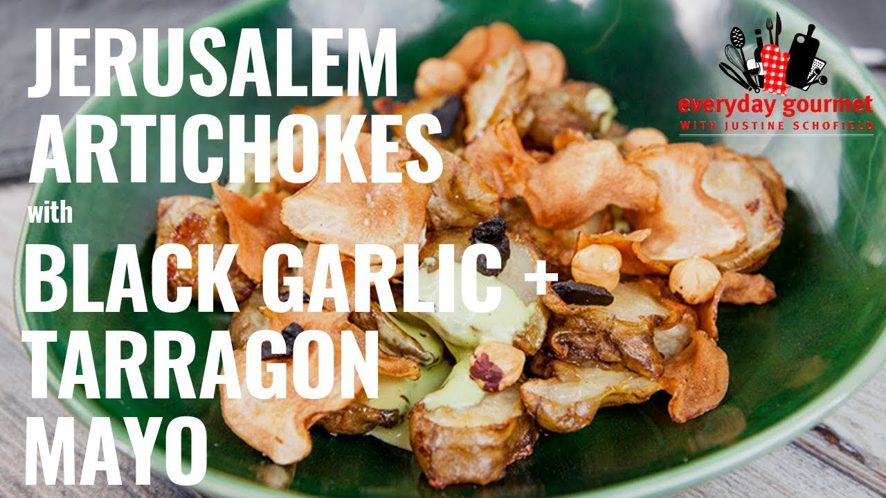 Ben McMenamin's Jerusalem Artichokes with Black Garlic & Tarragon Mayo | Everyday Gourmet S8 E70