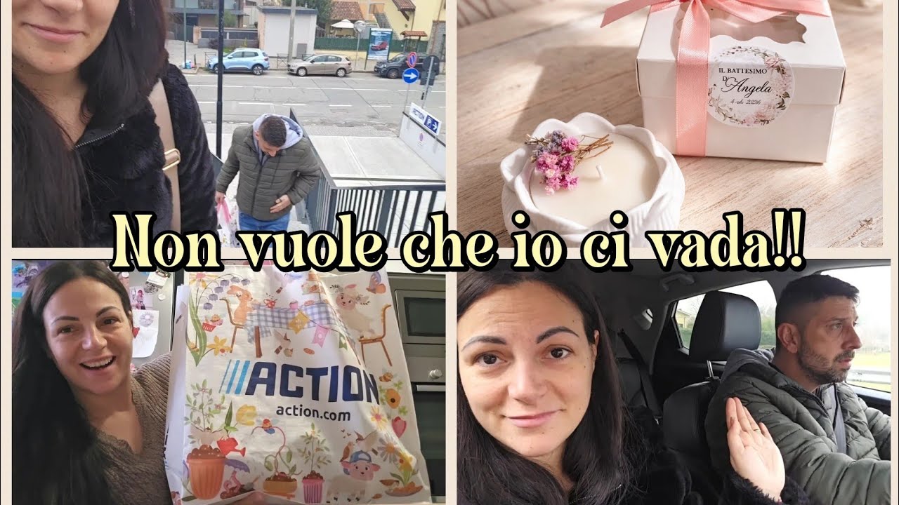 NON VUOLE FARMI ANDARE😅😱/ACQUISTI ACTION E PREPARIAMO INSIEME UN ORDINE DI BOMBONIERE 