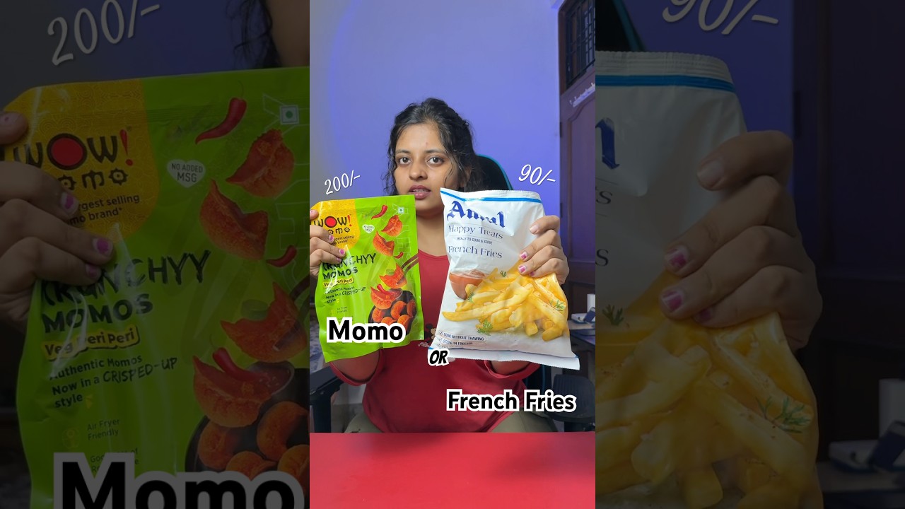 Trying and Rating Frozen Food !! 😍😋 #shorts #frozenmomos