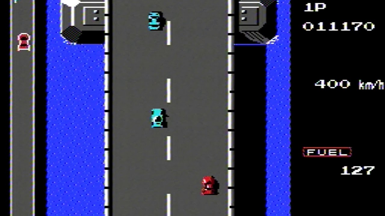 Road Fighter - PAL Famiclone (Level 1)