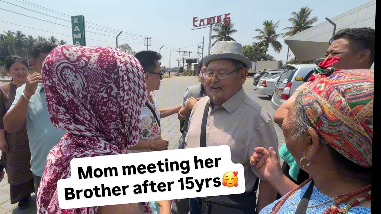 Mom meeting her Brother after 15yrs🥰#Familyvlog#Viral#tibetanvlogger#tibetanyoutuber