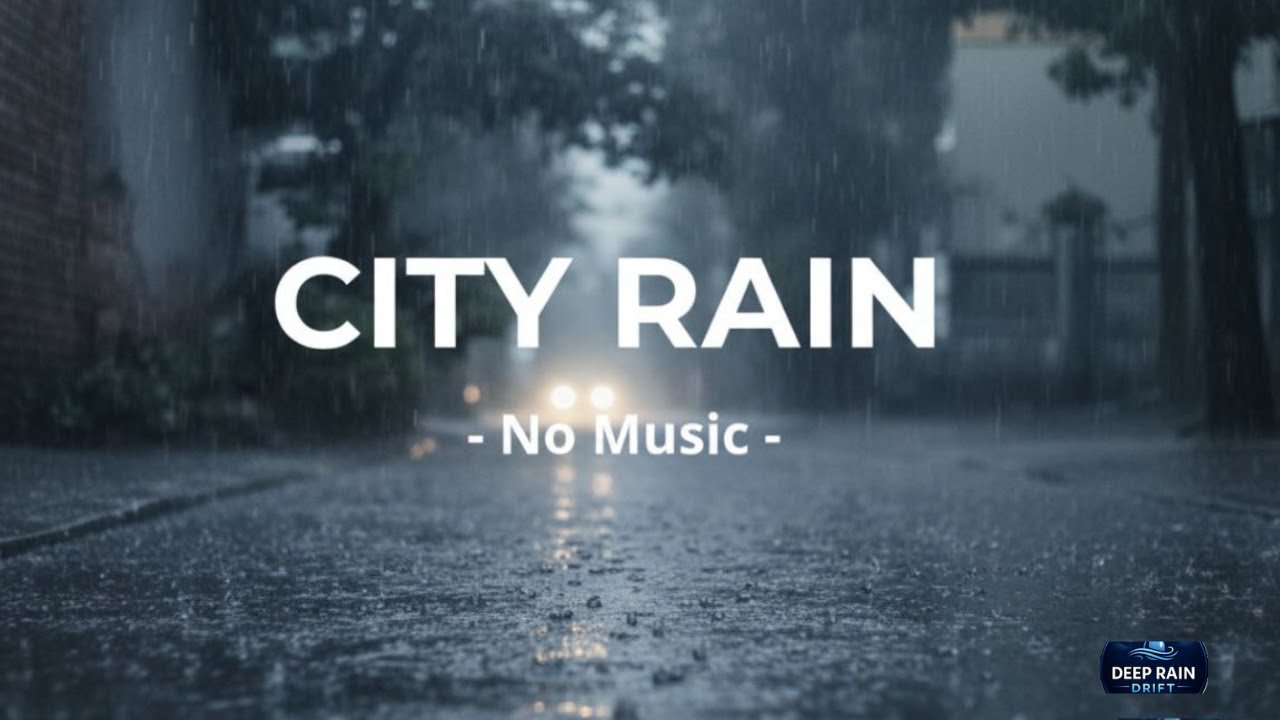 Peaceful Home Rain Ambience for Deep Sleep | No Music