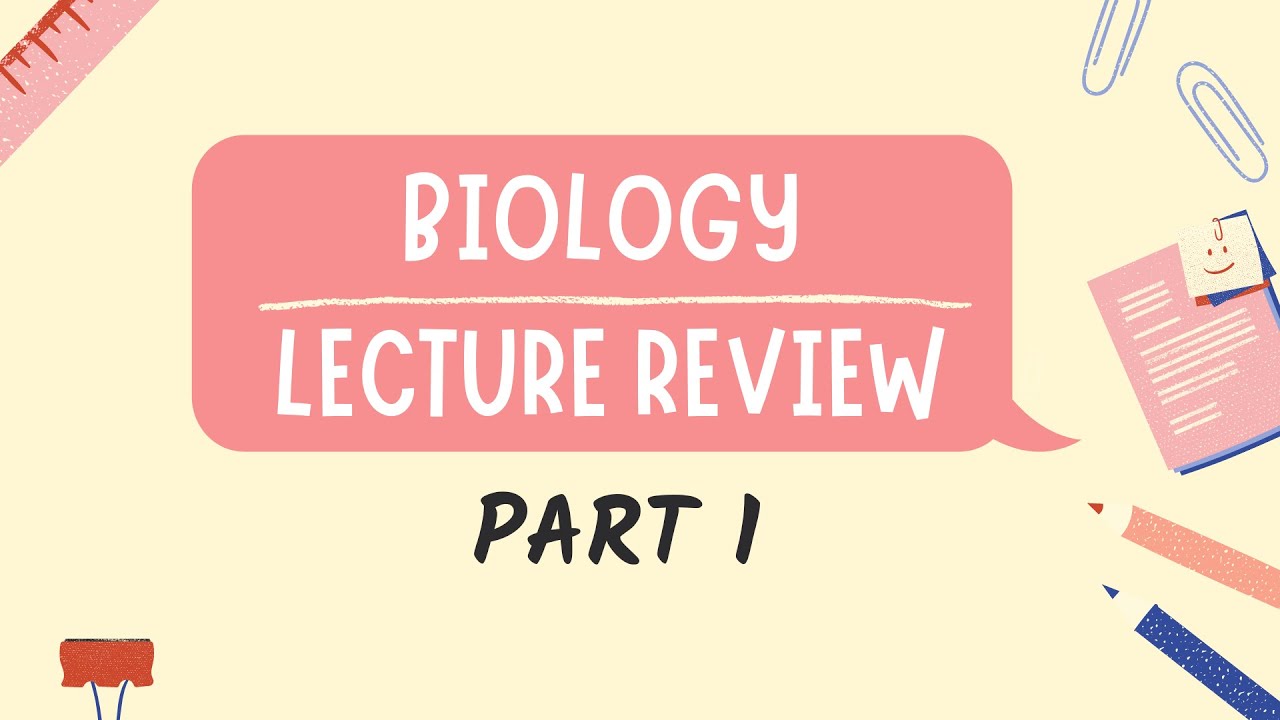 Biology Lecture Review | PART 1 | NMAT Review
