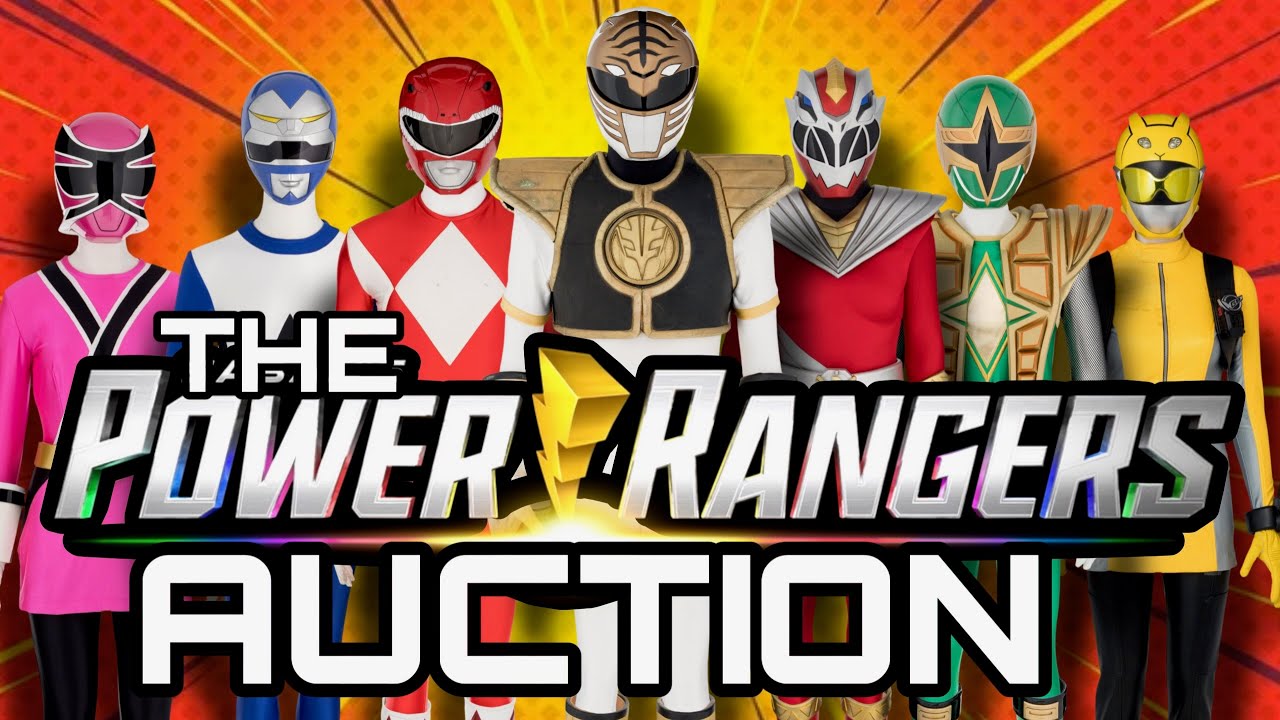 THE POWER RANGERS AUCTION
