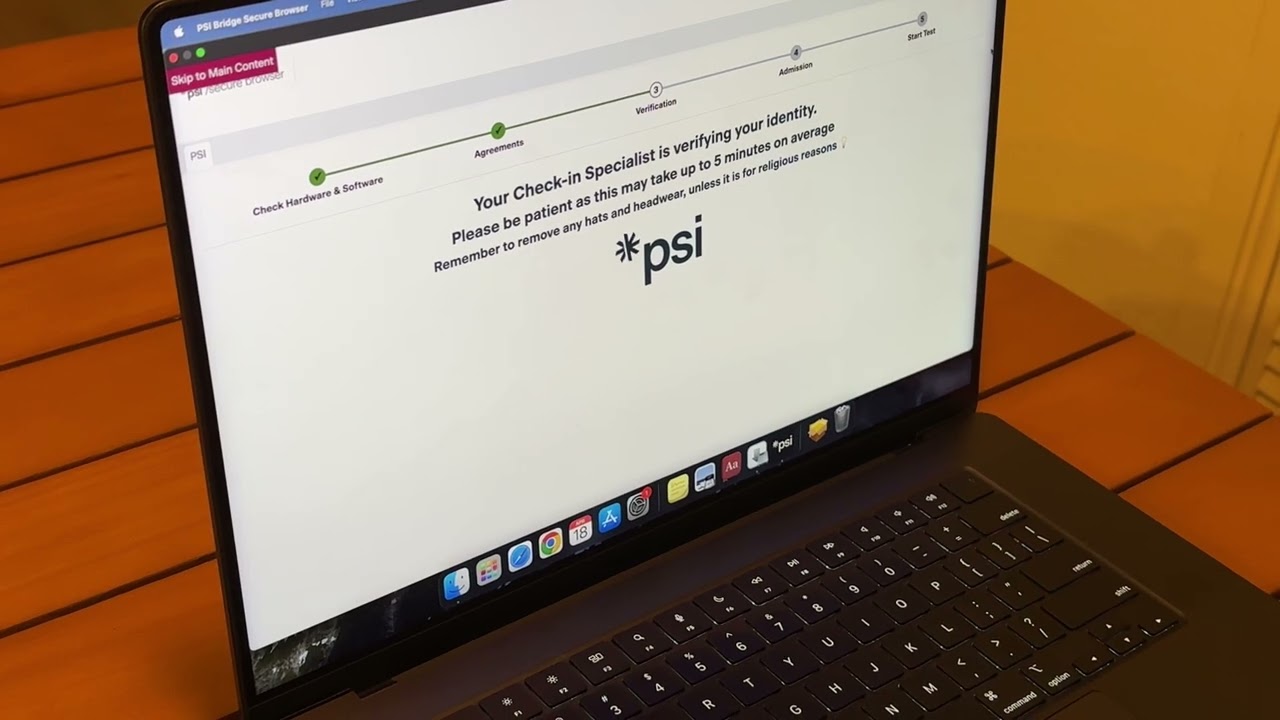 Информация перед тестированием PSI