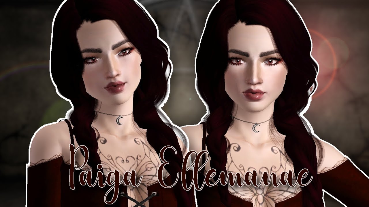 PAIGA ELLEMANAE 😈✨|| GOOD AND EVIL SISTERS W/SIMPLYHARRY || SIMS 3 CREATE-A-SIM