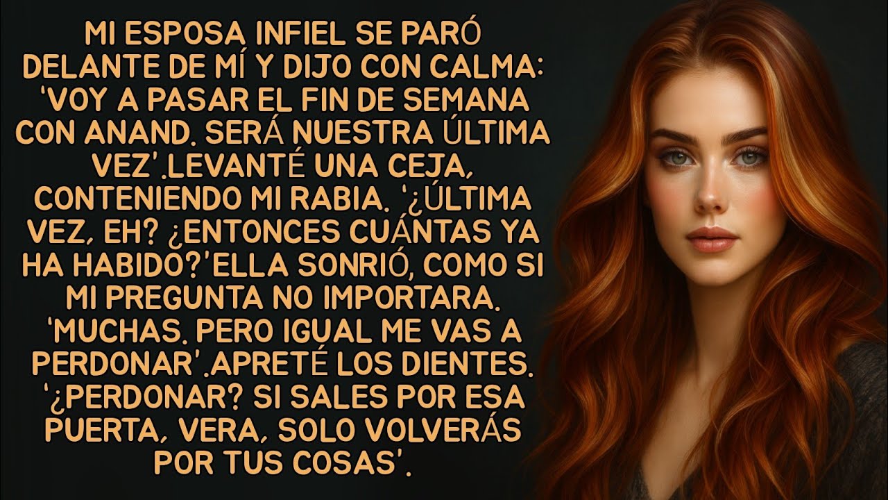 Mi esposa infiel se paró delante de mí y dijo con calma: “Voy a pasar el fin de semana con Anand...