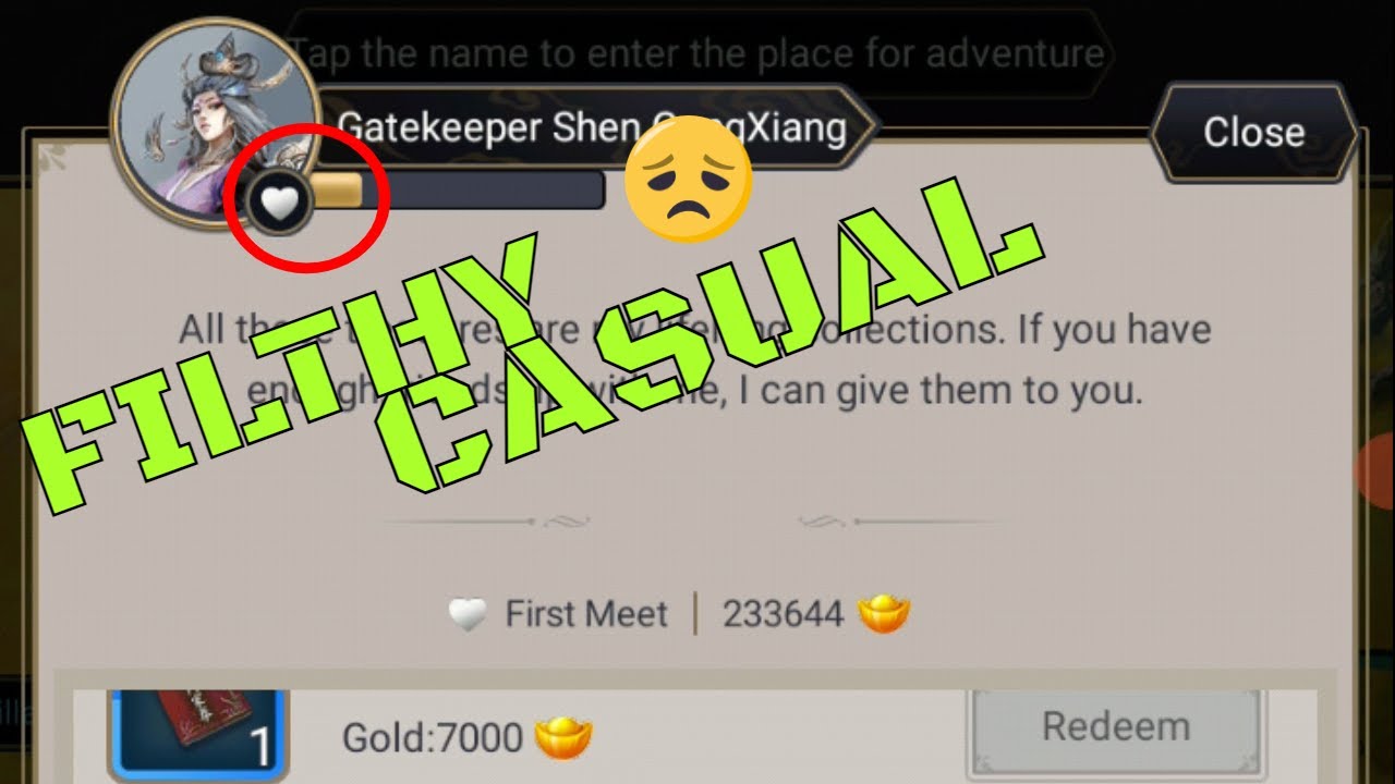 IM A FILTHY CASUAL - WuxiaWorld - Idle Mobile Game