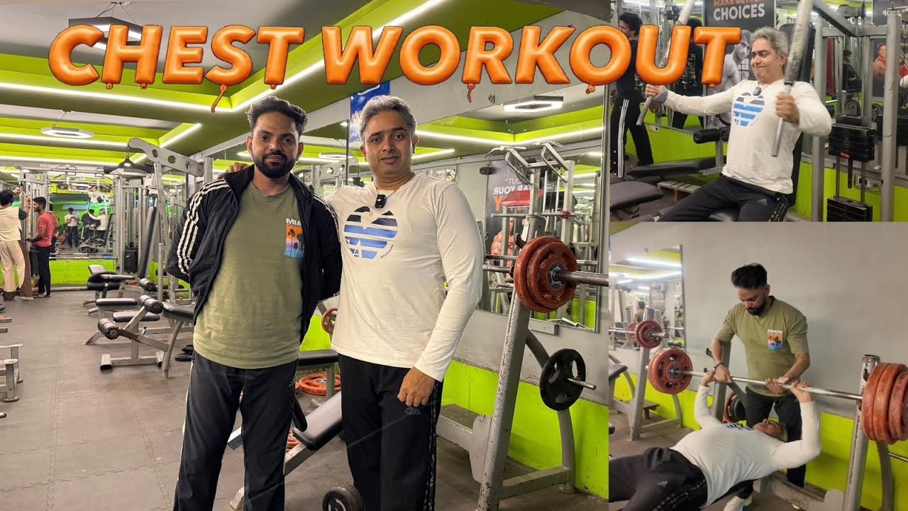 Full Chest Workout with Rakesh 💪🏻 | GYM vlog