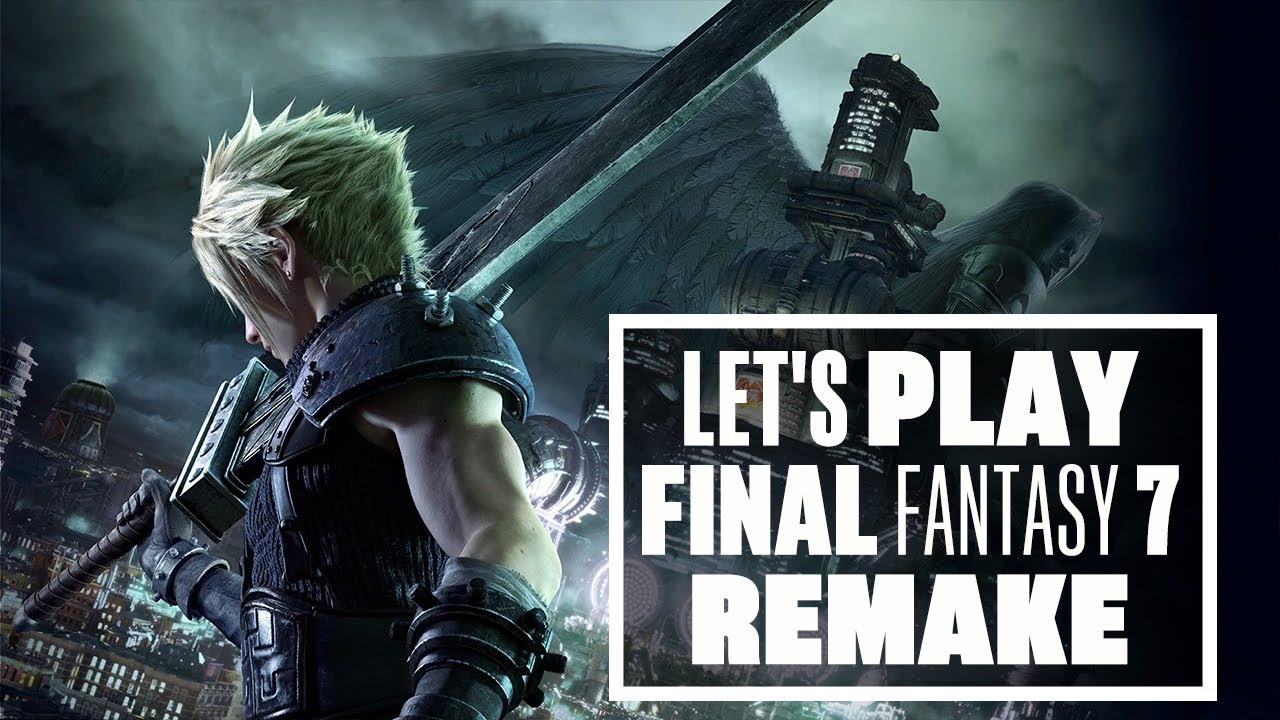 Давайте поиграем в демоверсию Final Fantasy 7 Remake &mdash; геймплей Final Fantasy 7 Remake