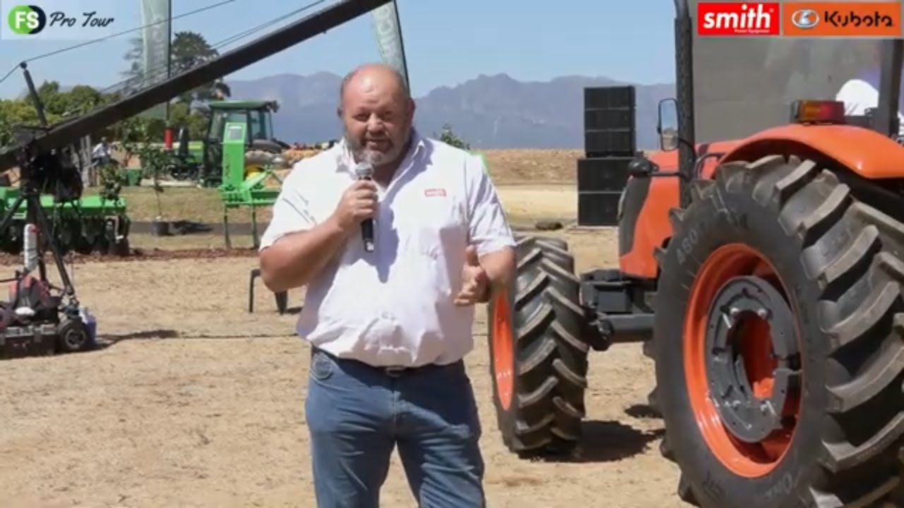 Kan 'n Kubota trekker 'n Os vat? Smith Power Equipment vertel meer by FS Pro Tour Paarl.
