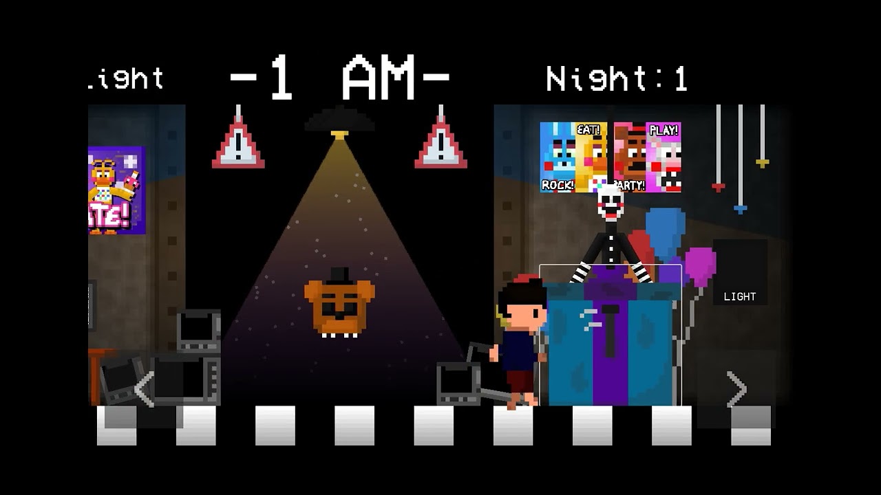 i finally play fnaf 2d night 2 but i didn't make it (and again nah you already know)