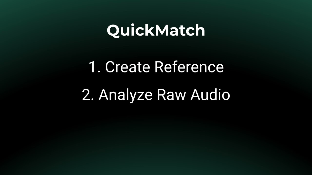 Accentize SpectralBalance2 - Quick Match Tutorial