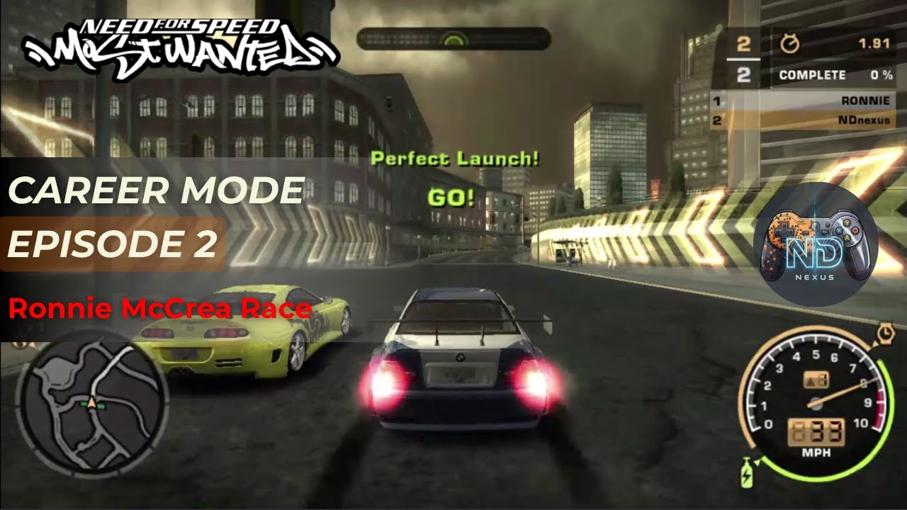 Need for Speed Most Wanted 2005 - Career Mode #2 | Ronnie McCrea Race