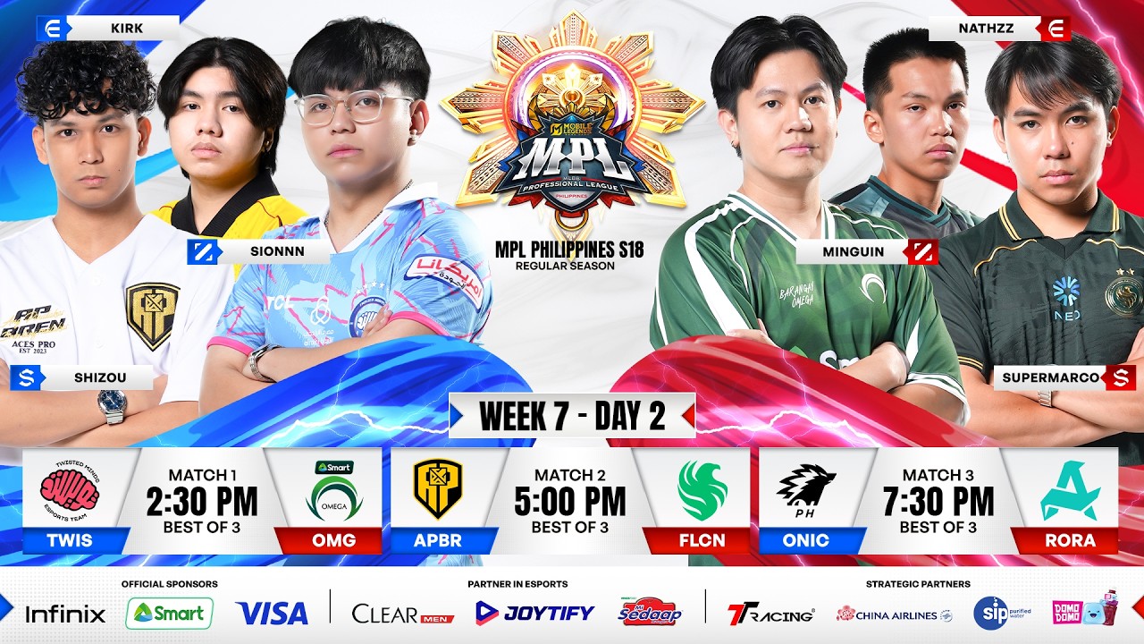 🔴 LIVE | MPL PH S18 | FILIPINO - Week 7 Day 2