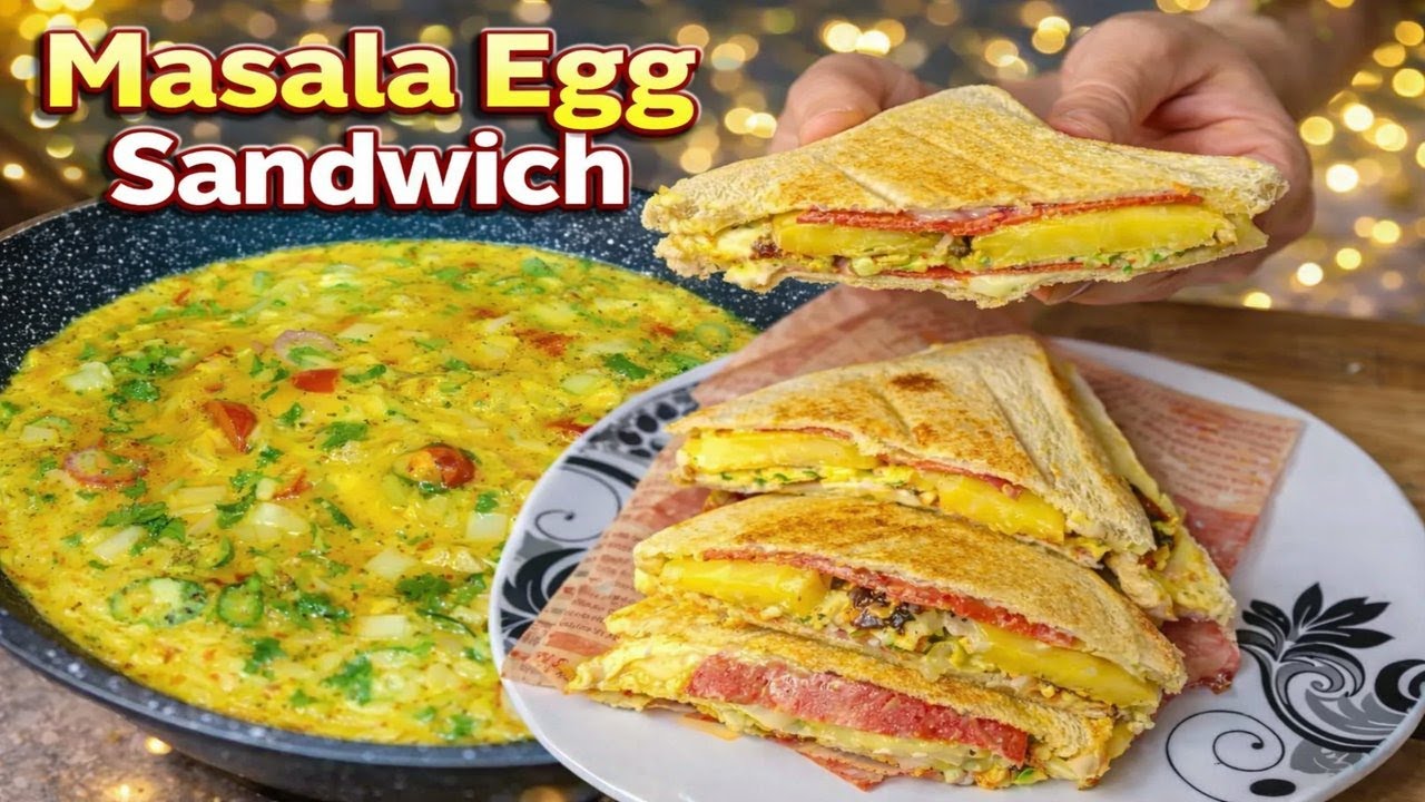 Easy, Quick & Delicious Egg SANDWICH
