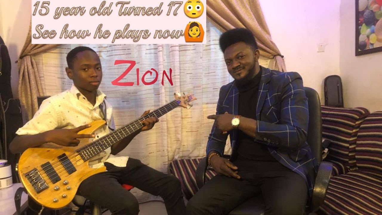 15 Year Old Zion Turned 17 😳  Hear How He Plays Now...... Moment With Bassmatics