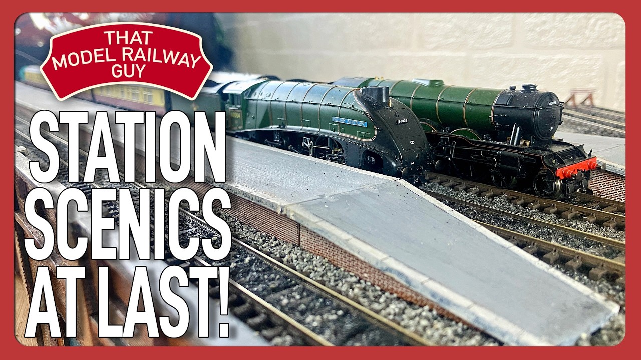 Building A TT:120 Model Railway - Episode 9: Work On The Station Begins!