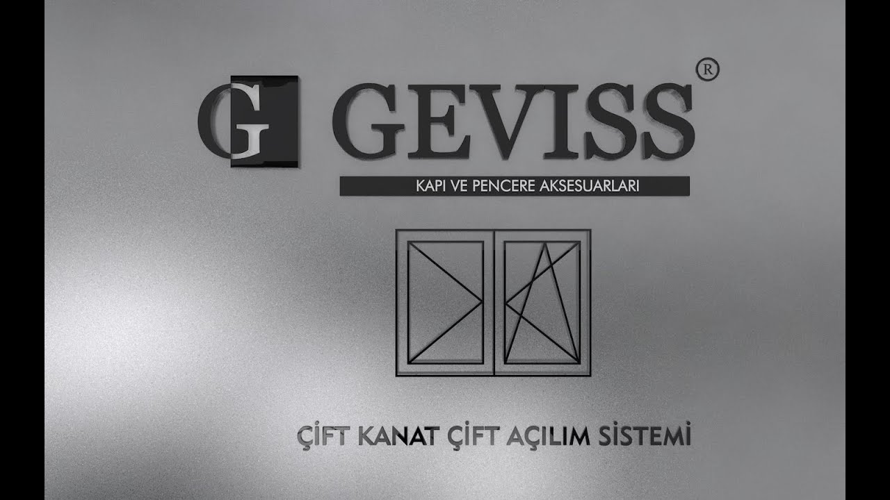 Geviss Çift Kanat Çift Açılım Montaj Videosu