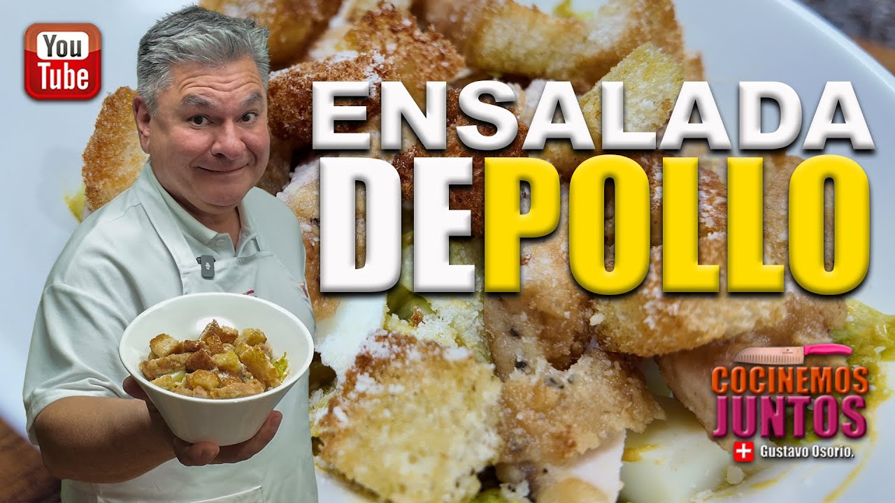 Como hacer ENSALADA DE POLLO