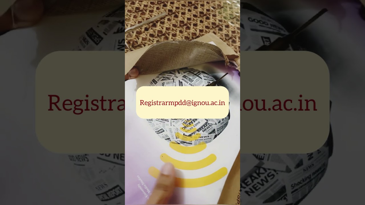 MAJMC study material |How to get ignou study material