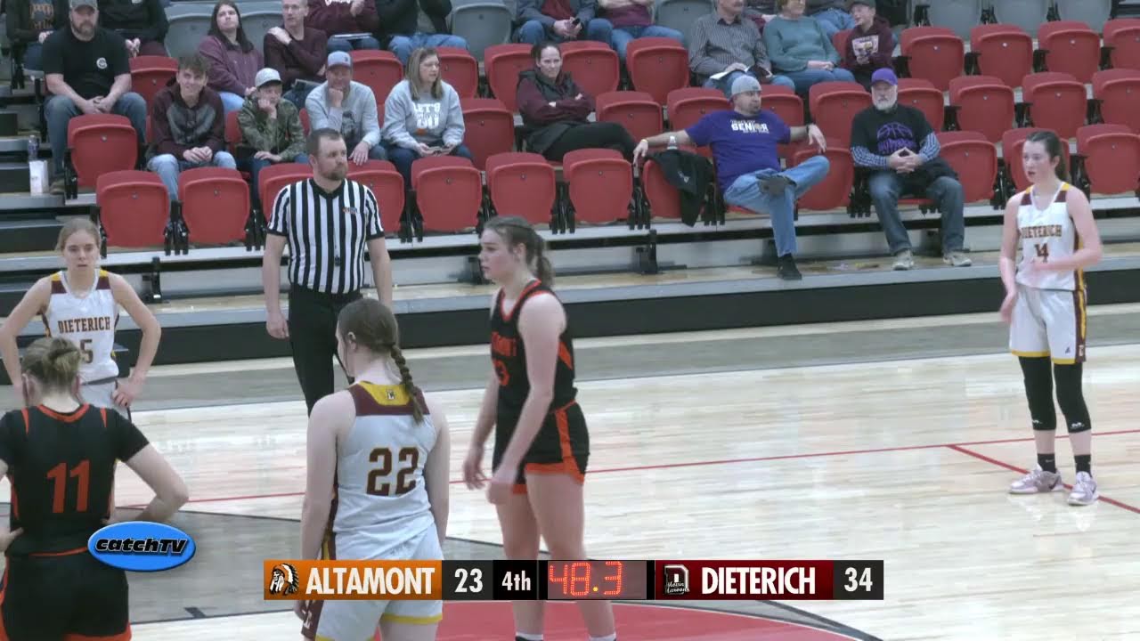 Dieterich vs Altamont Girls High School Regional Basketball