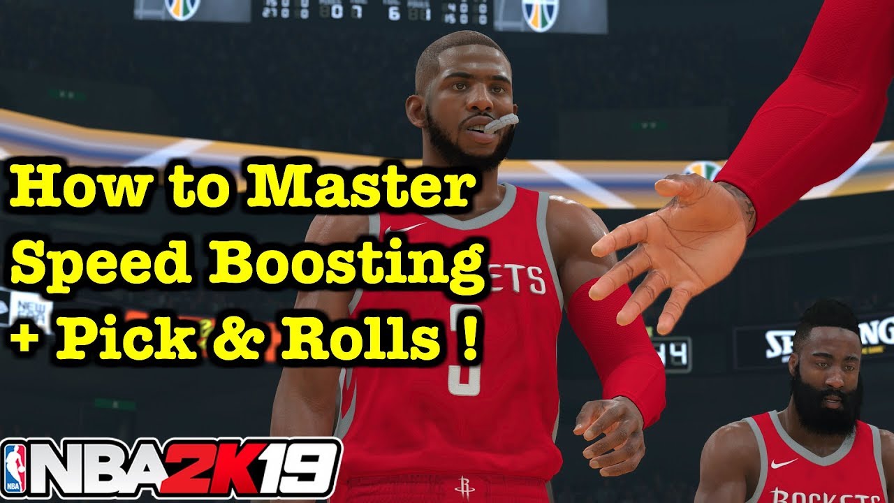 NBA 2K19 Pick and Roll Tutorial How to Speed Boost in 2K19 for Beginners Tips Dribble Moves #14