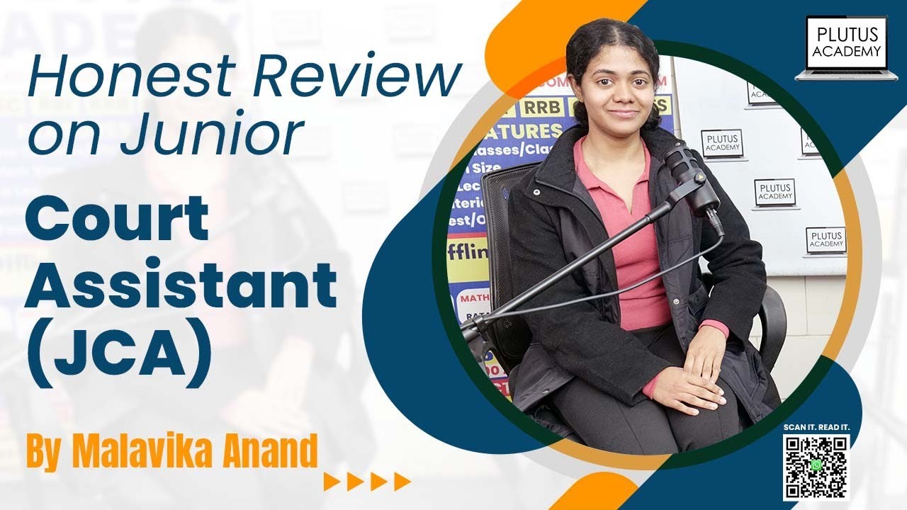 Plutus Academy Coaching Review by Malavika Anand | Junior Court Assistant | Best Coaching SSC & Bank