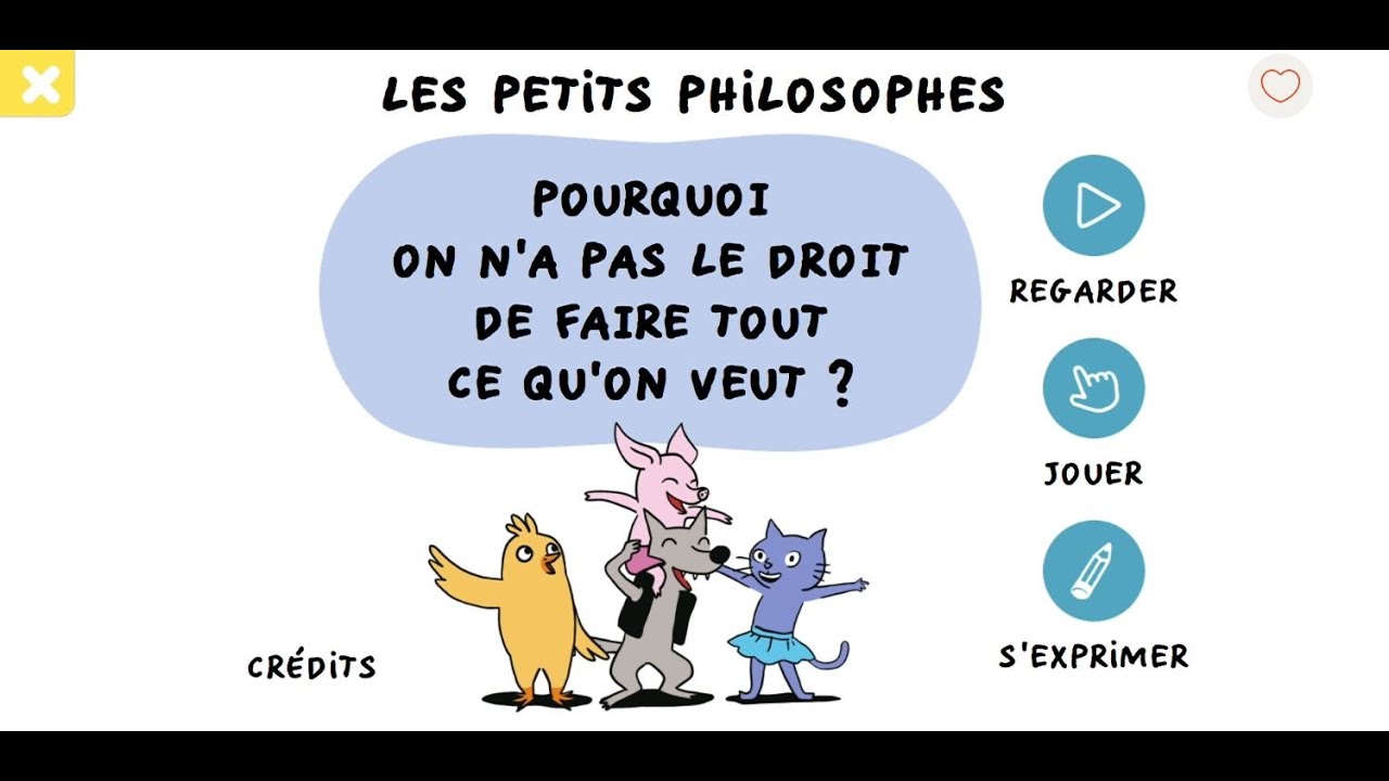 Les Petits Philosophes - Le jeu des droits et des interdits