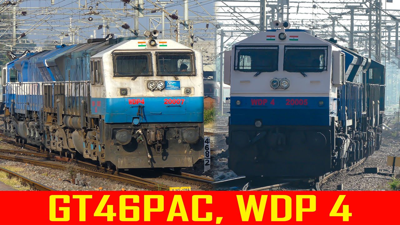 IMPORTED GT46PAC, WDP 4 | Double DIESELS | Indian Railways