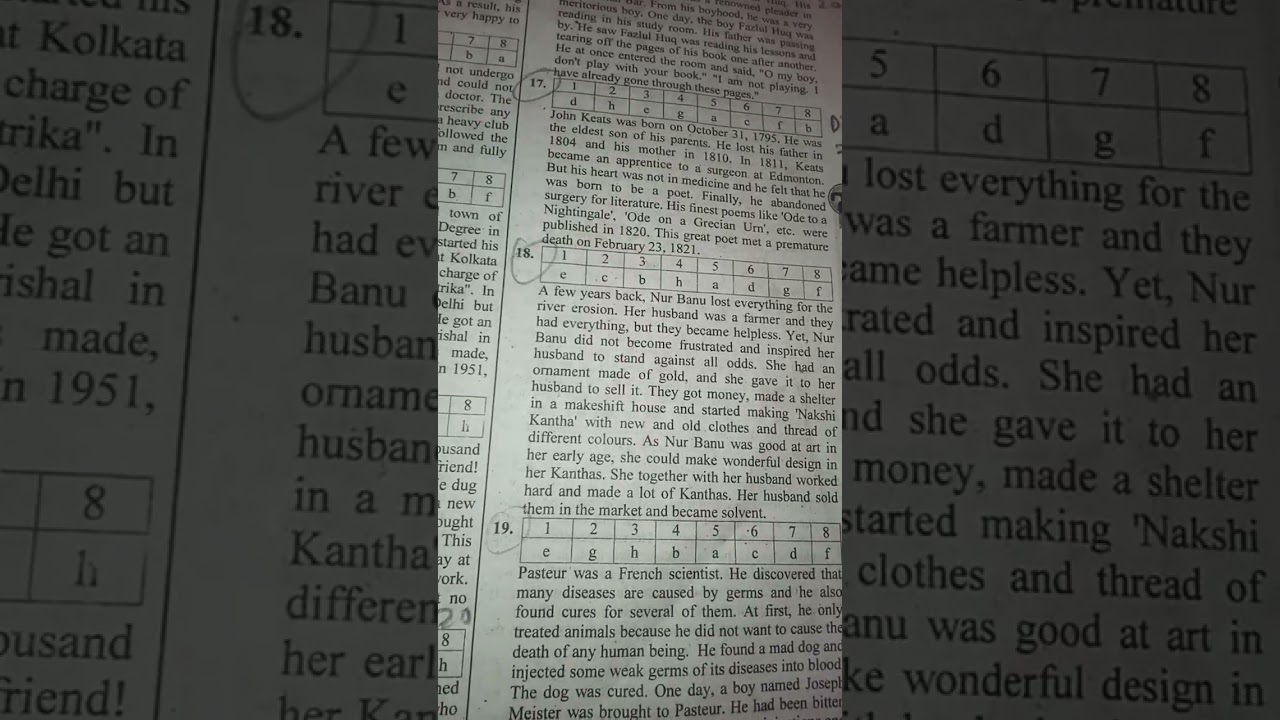 Ssc rearrange 2020 with bangla meaning 