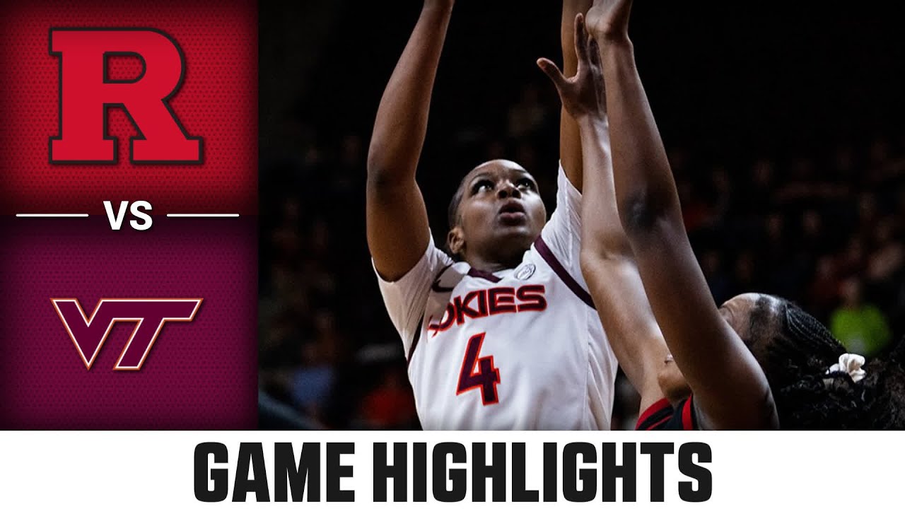 Rutgers vs. Virginia Tech Game Highlights | 2024-25 ACC Women’s Basketball