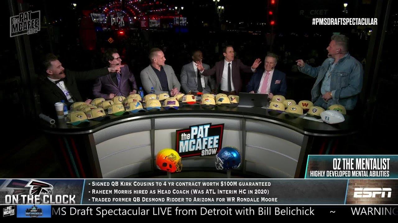 Oz the Mentalist DAZZLES the Pat McAfee Draft Spectacular 😱