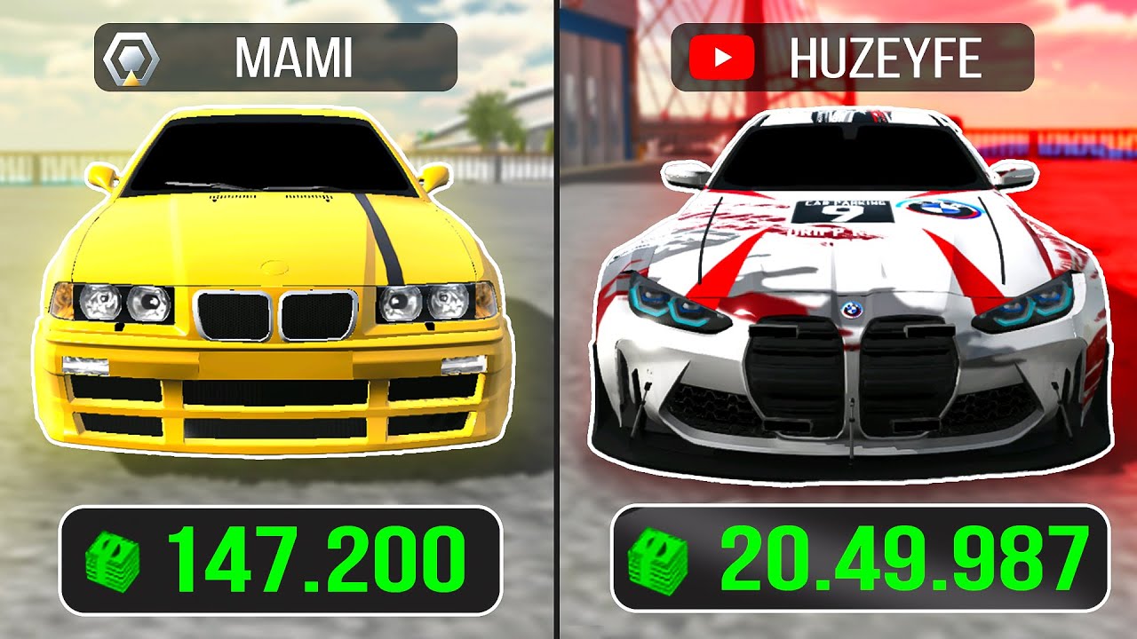 SIFIRDAN BAŞLAYIP ZENGİN OLAN KAZANIR !! Car Parking Multiplayer