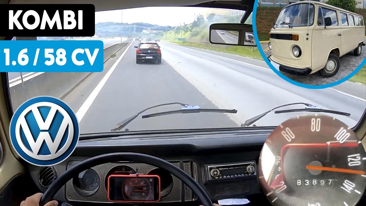 TESTE ACELERANDO KOMBI 1.6 CARBURAÇÃO DUPLA | É BOA? AVALIAÇÃO NA ESTRADA
