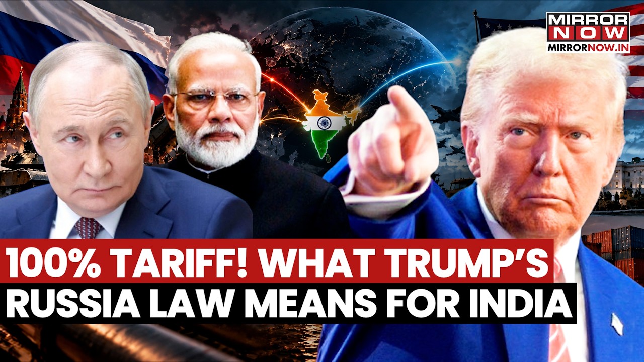 Trump&rsquo;s Russia Law Hits India! 100% Tariff Puts Modi Government Under Pressure Amid Deal Talks