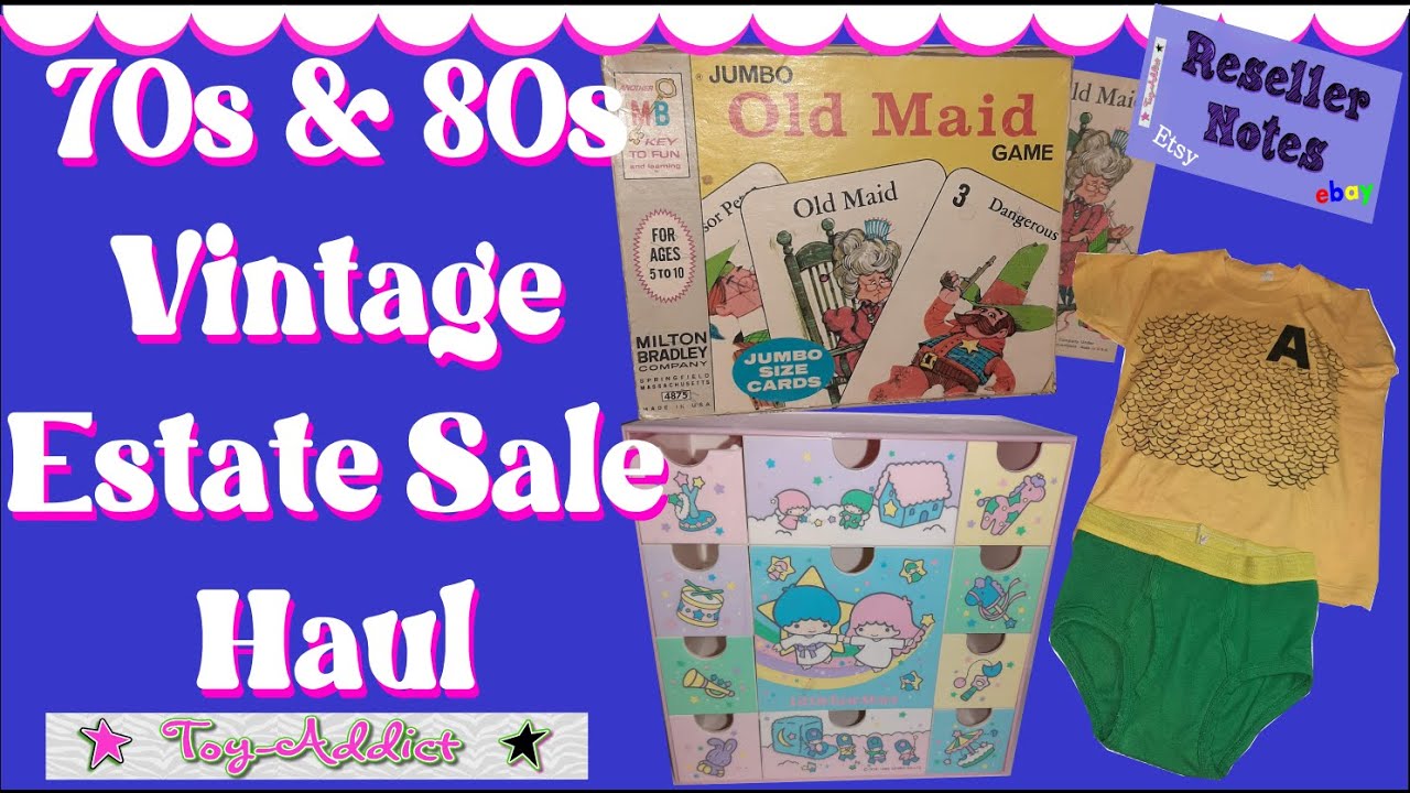 70s & 80s Vintage Toys Clothes and More! Estate Sale Haul w/Reseller Notes ~ Toy-Addict