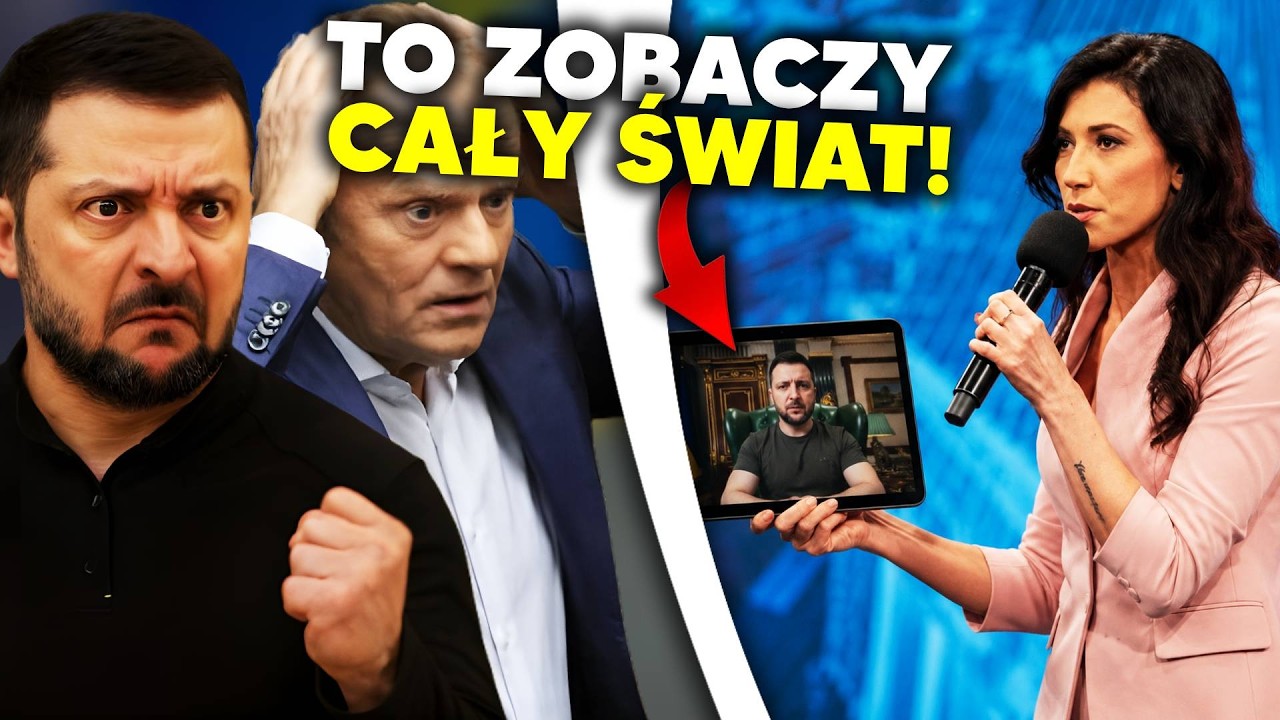 ZAJĄCZKOWSKA DORWAŁA UKRYTE NAGRANIA NA KT&Oacute;RYCH ZEŁENSKI I TUSK WPADI JAK ŚLIWKA W KOMPOT!
