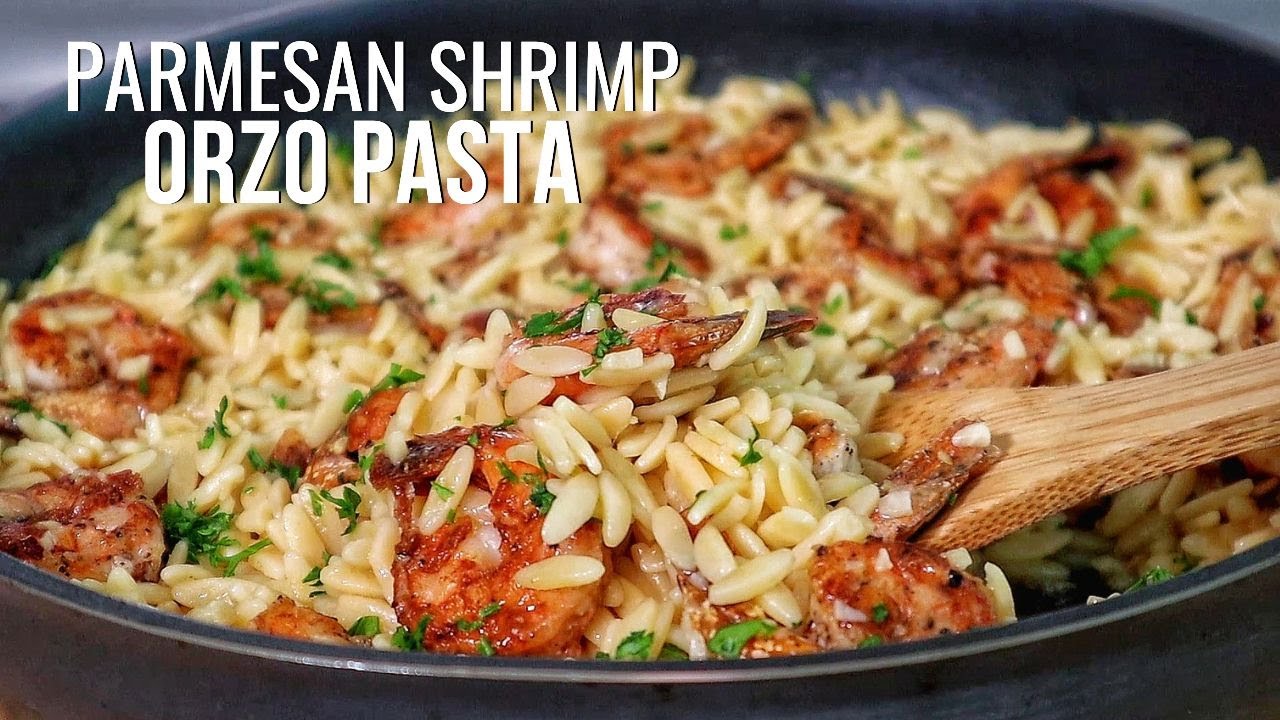 The BEST Shrimp Orzo Recipe You'll EVER Make!