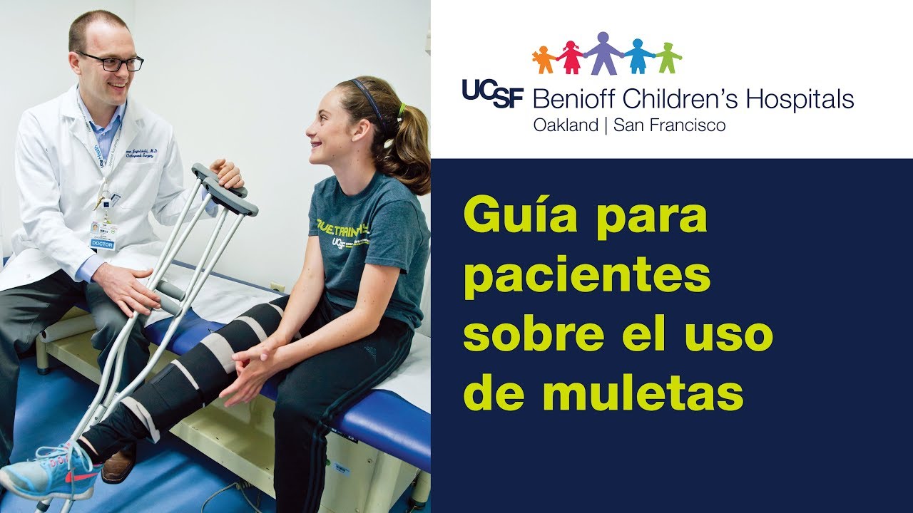 Guía para pacientes sobre el uso de muletas (Guide to Using Crutches)