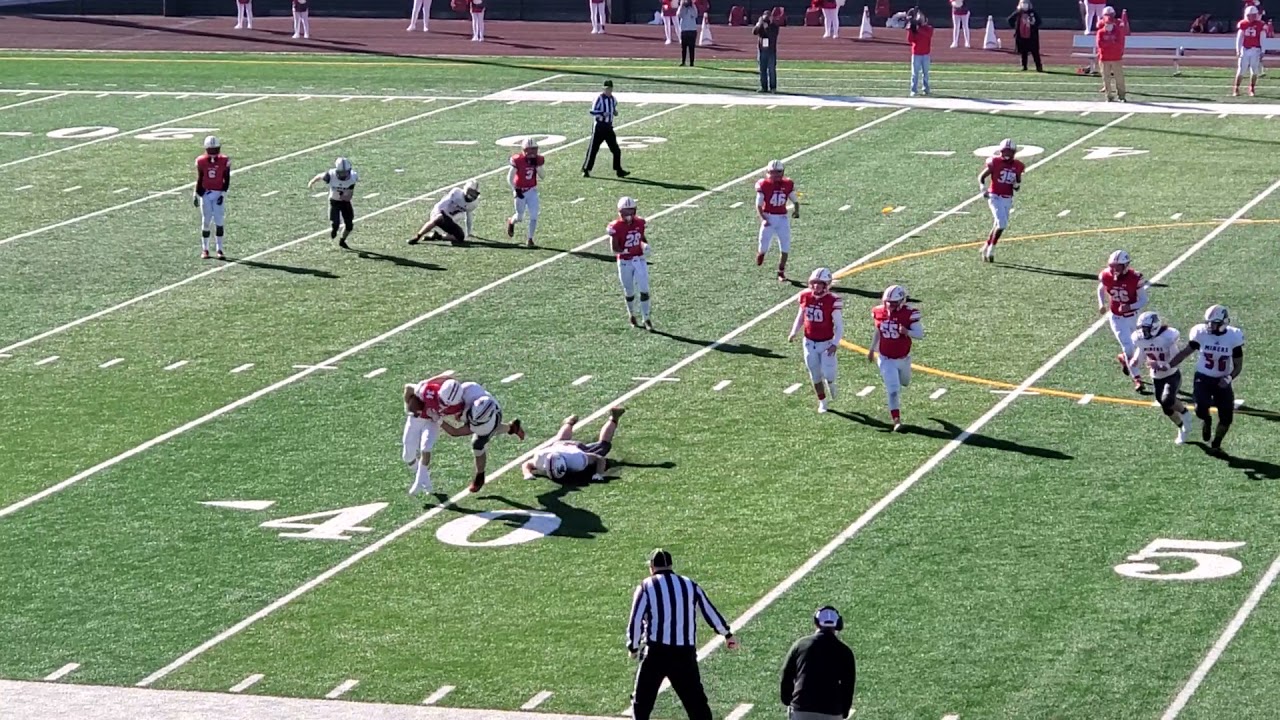 Fort Hill football with Blake white