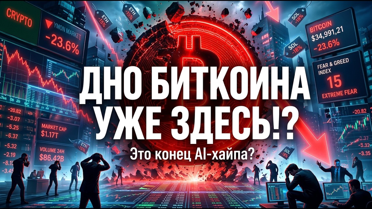 ДНО БИТКОИНА УЖЕ ЗДЕСЬ!? Это конец AI-хайпа? Ключевой сигнал!  Рынки без США: Обзор