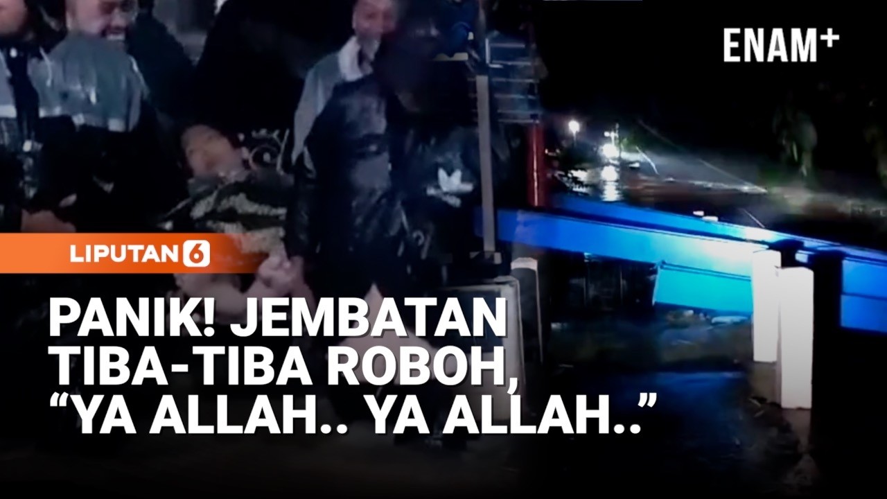 Warga Panik! Jembatan Putus Diterjang Banjir Di Jember | Liputan6