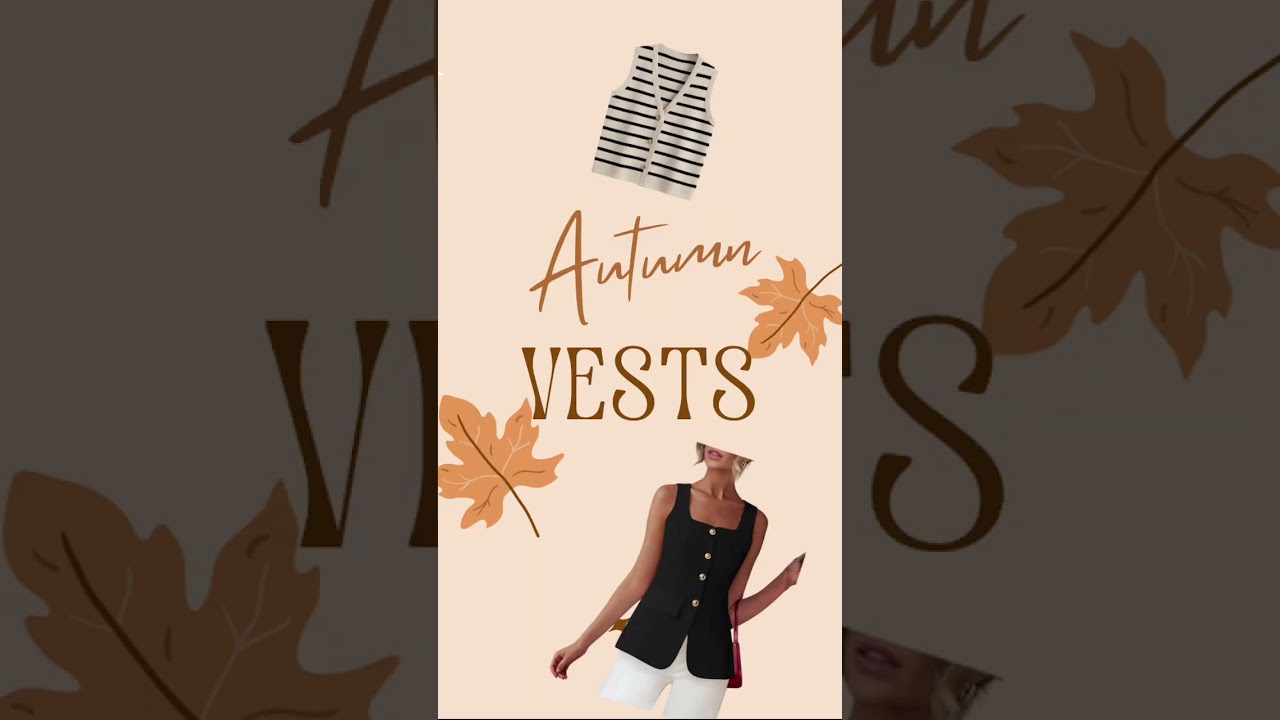 Autumn Vests 🍂🍁 #vests #womensclothing #fallvests #womensvests