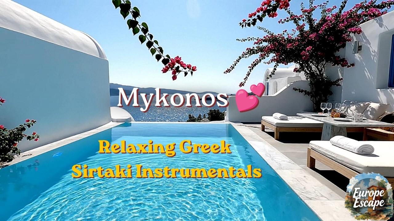 Authentic Greek Sirtaki & Tavern Music 🇬🇷 | 1 Hour Instrumental Mix | Mykonos Sea View