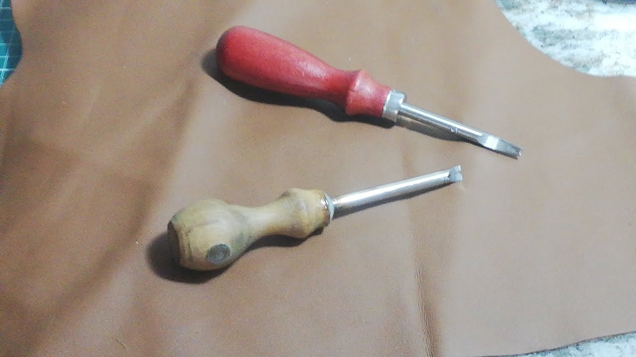 Deri Kenar Düzeltme Aleti Evde Nasıl Yapılır-Leather Edge Beveler Home Made