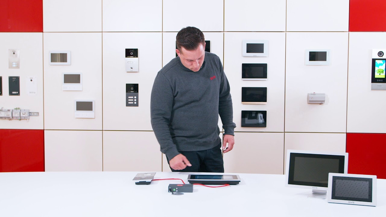 Registrieren von Fingerabdrücken an der GVS IP Video Türsprechanlage