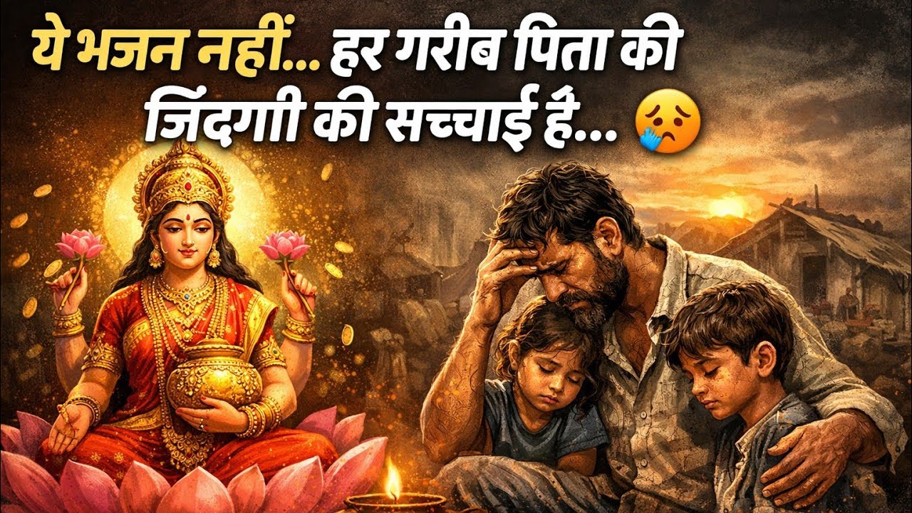 बच्चों की भूख और🥺 गरीब पिता की दर्दभरी पुकार | लक्ष्मी माँ भजन | Emotional Bhajan 2026 / #bhajansong