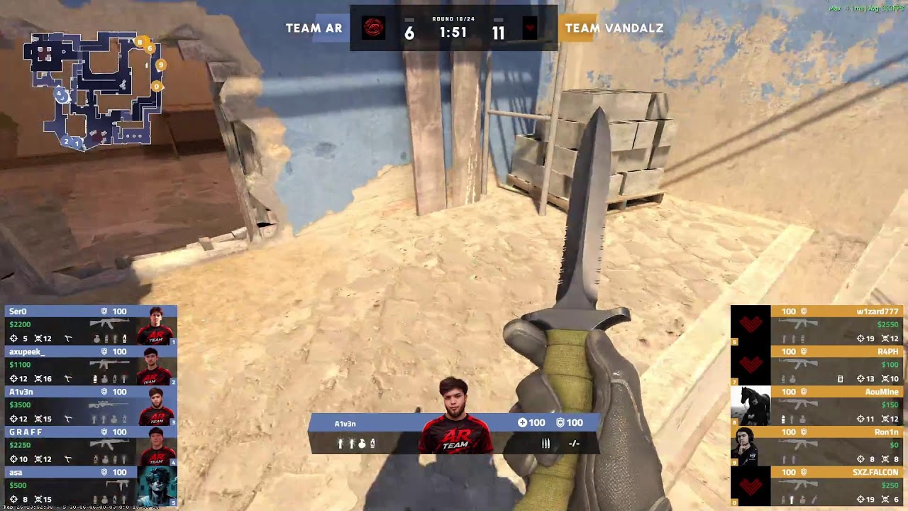 Team Vandalz vs Team AR