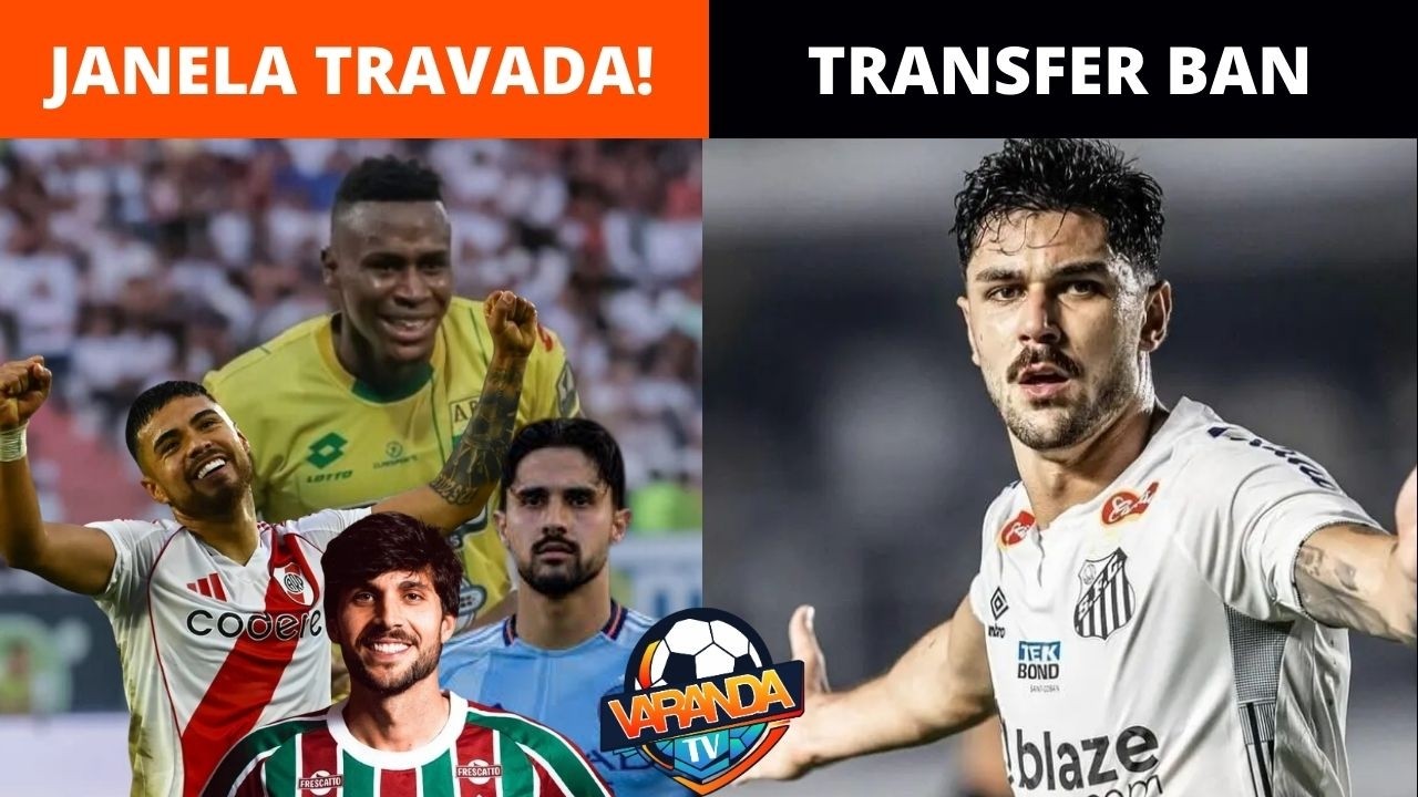 SANTOS BLOQUEADO NA JANELA! | A CONTA CHEGOU! SANTOS LEVA TRANSFER BAN!